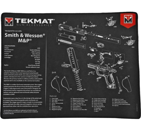 Tekmat Gun Breakdown Cleaning Mat - Picture 1 of 2